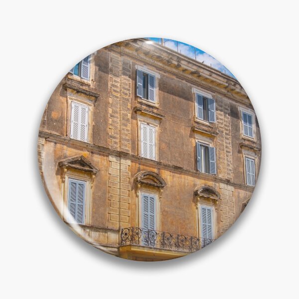 Item preview, italian houses colorful old building with vibrant blue sky . designed and sold by fineartitalia.