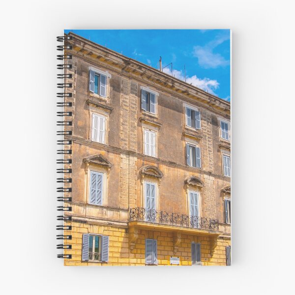 Item preview, italian houses colorful old building with vibrant blue sky . designed and sold by fineartitalia.
