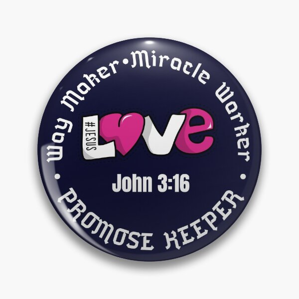 Item preview, Way Maker ,Promise Keeper LOVE JESUS John 3:16 designed and sold by loveoceanair.