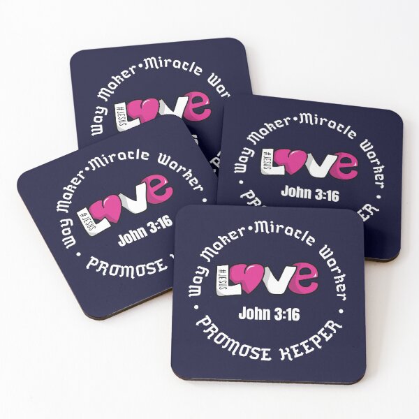 Item preview, Way Maker ,Promise Keeper LOVE JESUS John 3:16 designed and sold by loveoceanair.