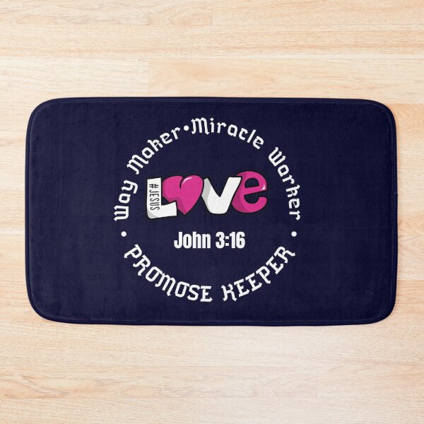 Item preview, Way Maker ,Promise Keeper LOVE JESUS John 3:16 designed and sold by loveoceanair.