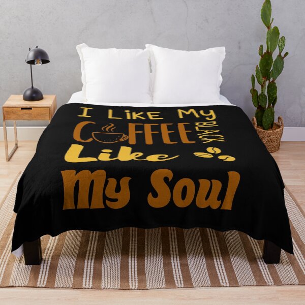 Item preview, I Like My Coffee Black Like My Soul designed and sold by ZAstore.