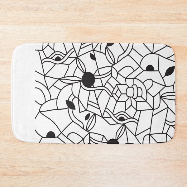 Item preview, Simple Black and White  Abstract pattern  designed and sold by tshirt redbubble.