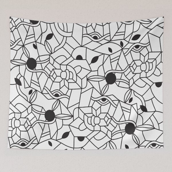 Item preview, Simple Black and White  Abstract pattern  designed and sold by tshirt redbubble.