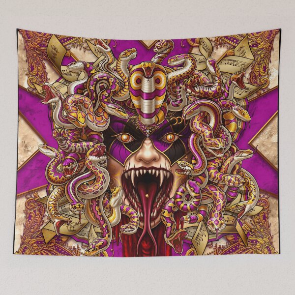 Item preview, Purple Harlequin Enraged Medusa designed and sold by Abysm Internal.