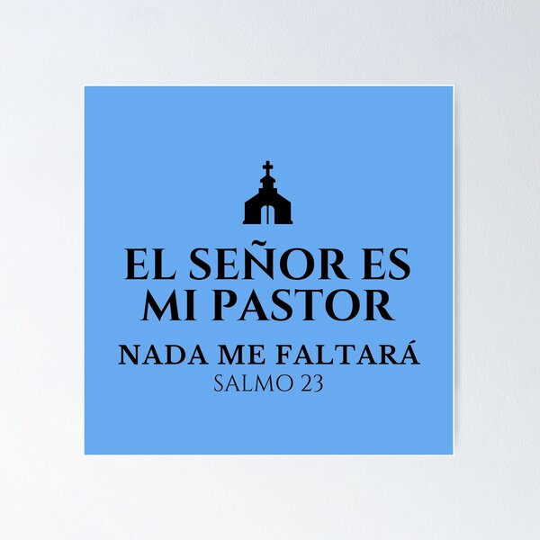 Salmo 23 - Pastor - Posters and Art Prints