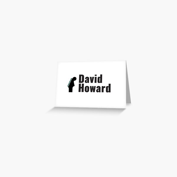 David Howard Logo Wear! Greeting Card