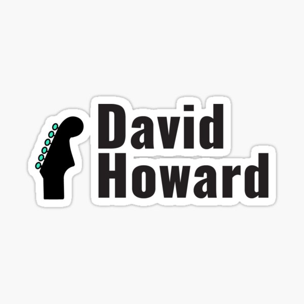 David Howard Logo Wear! Sticker