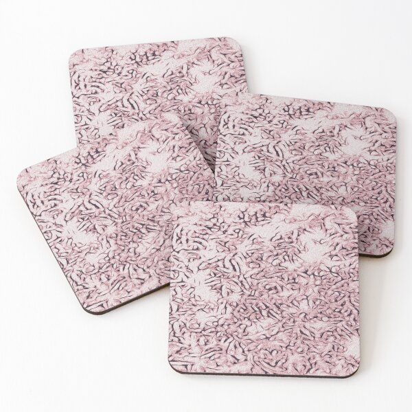 Item preview, Moss abstraction pink designed and sold by SulkaCreative.