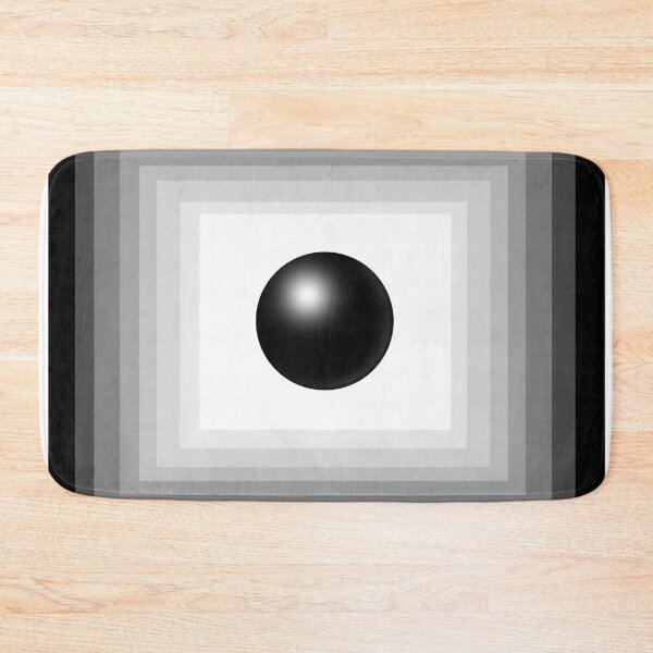 Item preview, Black and white squares and circle designed and sold by Taidundua.