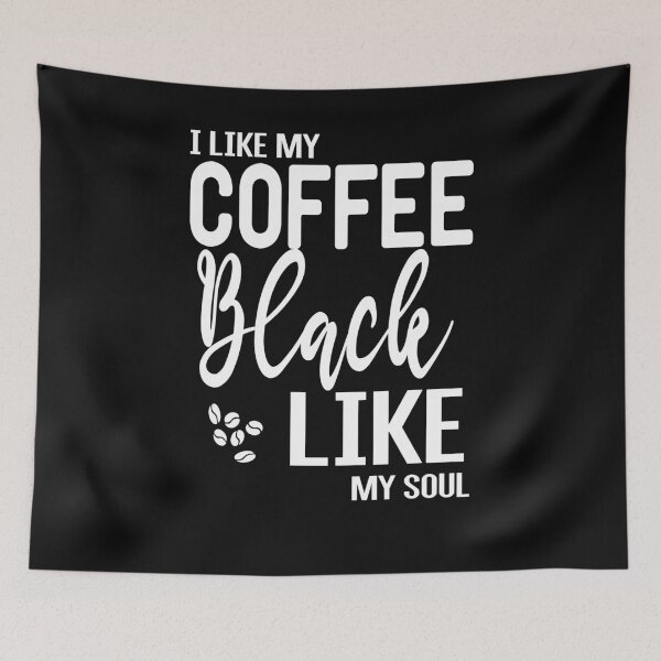 Item preview, I Like My Coffee Black Like My Soul designed and sold by ZAstore.