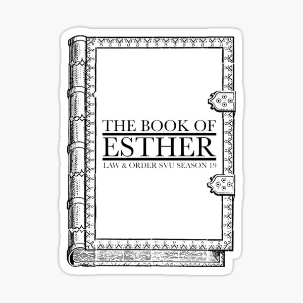 Law & Order SVU- The Book of Esther Sticker