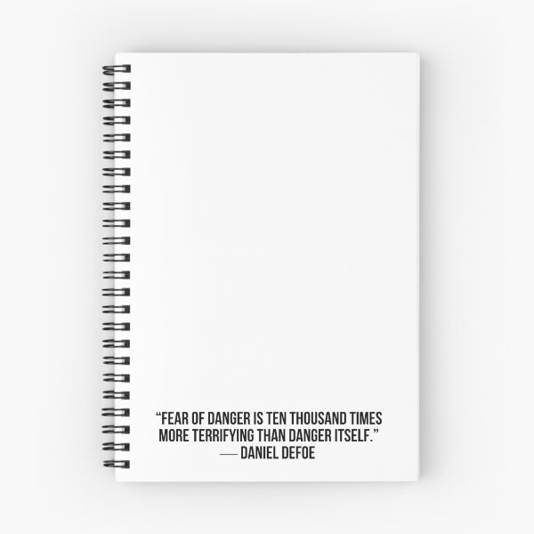 Item preview, D. DEFOE   # FEAR designed and sold by LiteraryQuotes.
