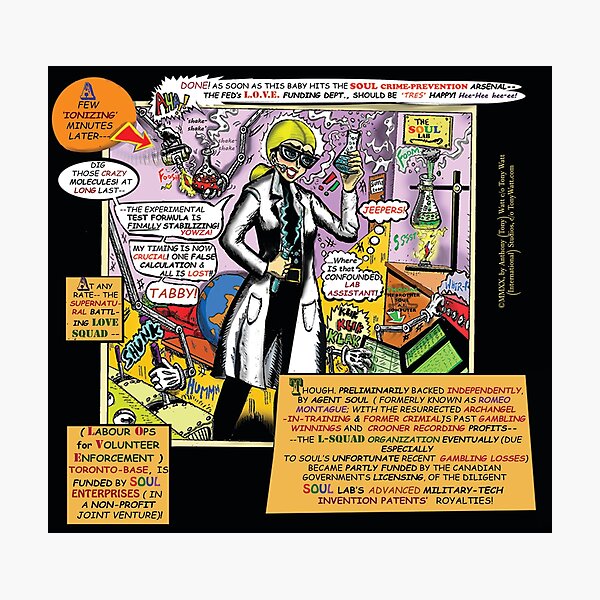 Brother Soul Comic Magazine Super Special ( Page Pop-Art Sample #07 ) Photographic Print