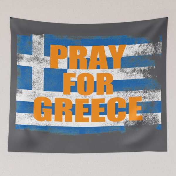 Item preview, Pray for Greece designed and sold by TonsPOD.
