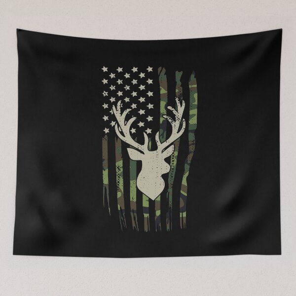 Item preview, Deer Hunting Camouflage American Flag  designed and sold by Vanover Designs.