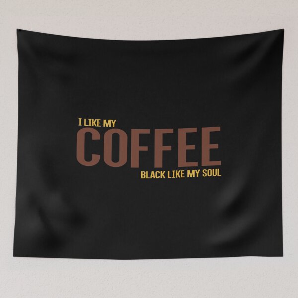 Item preview, I Like My Coffee Black Like My Soul designed and sold by ZAstore.