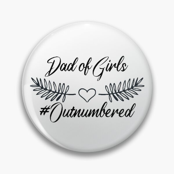 Artikelvorschau, Dad Of Girls #Outnumbered #White entworfen und verkauft von SalaheddineB.