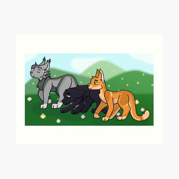 Warrior Cats- Firepaw, Graypaw, Ravenpaw by Woofstep -- Fur Affinity [dot]  net