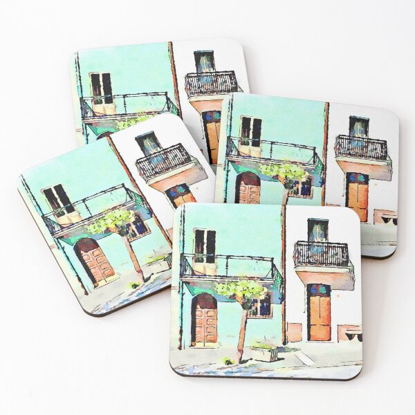 Item preview, Borrello: balconies and doors designed and sold by Giuseppe Cocco.