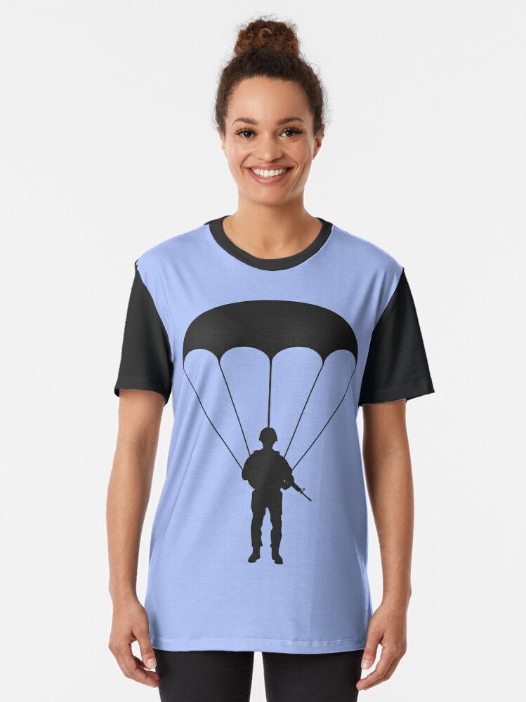 Thumbnail 2 of 5, Graphic T-Shirt, Paratrooper  designed and sold by Claudiocmb.