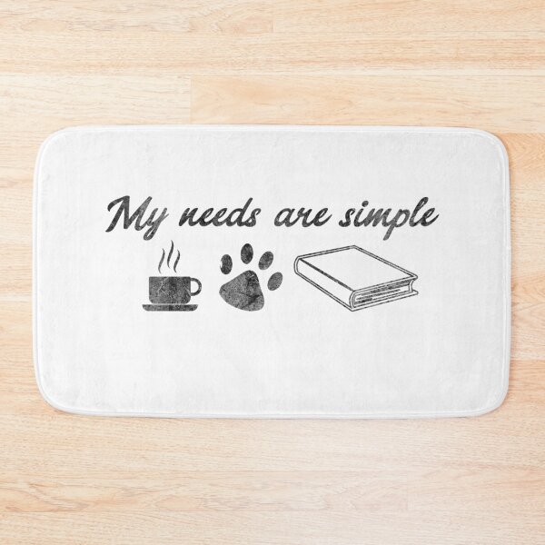 Item preview, My Needs Are Simple Dog Book Coffee Dog Books designed and sold by DerNerd.