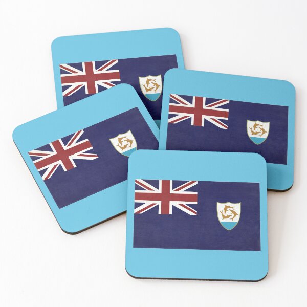 Item preview, Anguilla Flag designed and sold by Leslie Montgomery Art.