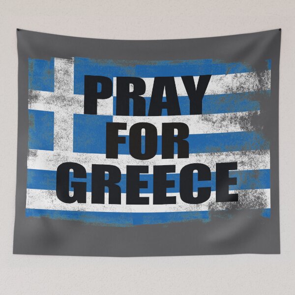 Item preview, Pray for Greece designed and sold by TonsPOD.