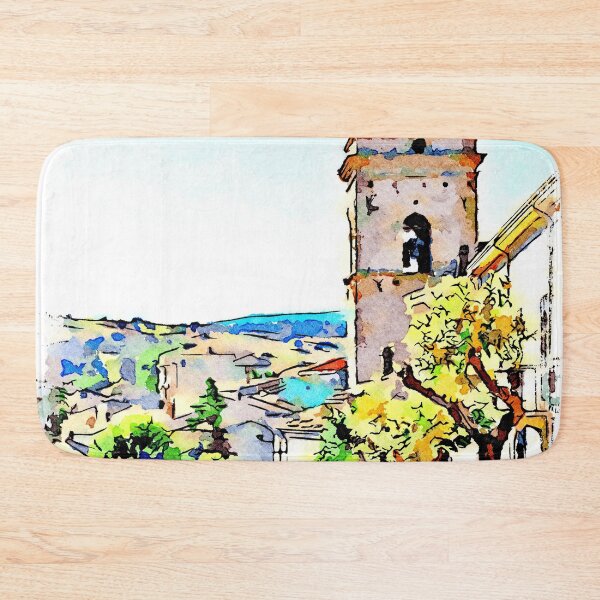 Item preview, Borrello: foreshortening with bell tower designed and sold by Giuseppe Cocco.