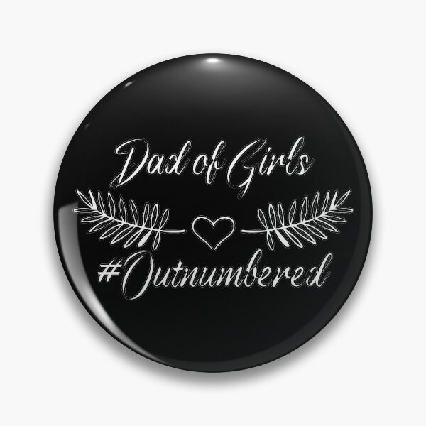 Artikelvorschau, Dad Of Girls #Outnumbered #Black entworfen und verkauft von SalaheddineB.