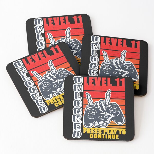 Item preview, Copy of level 11 unlocked 10th birthday gamer gift designed and sold by GoodyLeo.