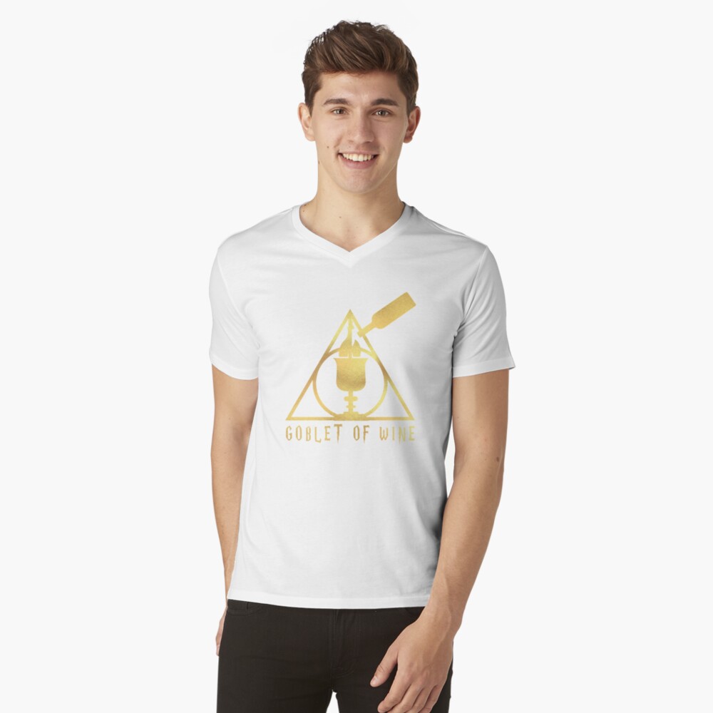 Item preview, V-Neck T-Shirt designed and sold by gobletofwine.