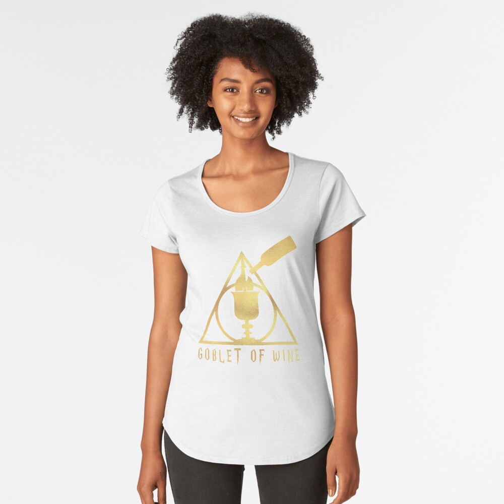 Item preview, Premium Scoop T-Shirt designed and sold by gobletofwine.