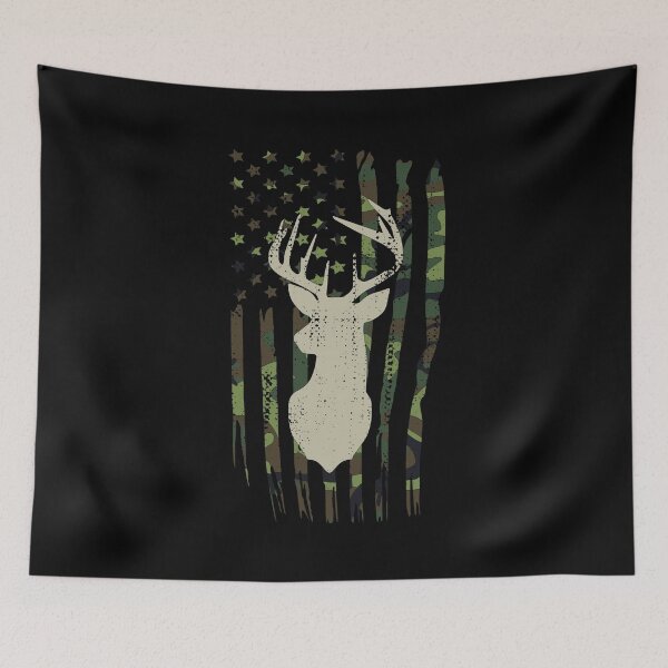 Item preview, Deer Hunting Camouflage American Flag  designed and sold by Vanover Designs.
