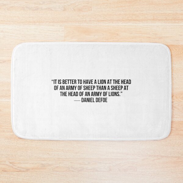 Item preview, D. DEFOE   # LEADERSHIP designed and sold by LiteraryQuotes.