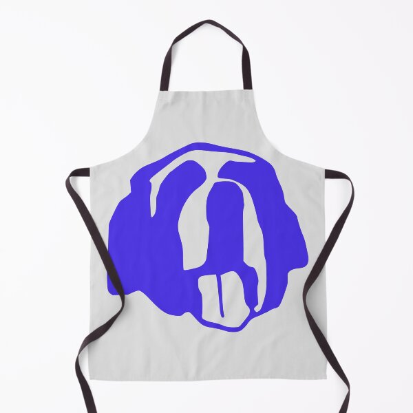 Item preview, Blue Saint Bernard or Newfoundland face silhouette - Bernese Mountain dog - St. Bernard silly dog - Newfie gift designed and sold by smooshfaceutd.