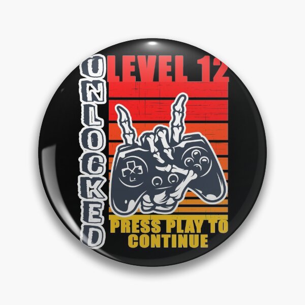 Item preview, level 12 unlocked 12th birthday gamer gift designed and sold by GoodyLeo.