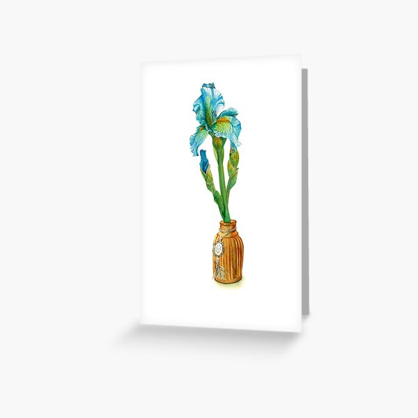 Iris Greeting Card