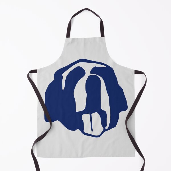 Item preview, Saint Bernard or Newfoundland face silhouette - Bernese Mountain dog - St. Bernard silly dog - Newfie gift - Navy face designed and sold by smooshfaceutd.