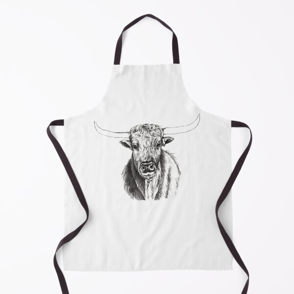 Item preview, ink bull portrait designed and sold by maicagonzalez.