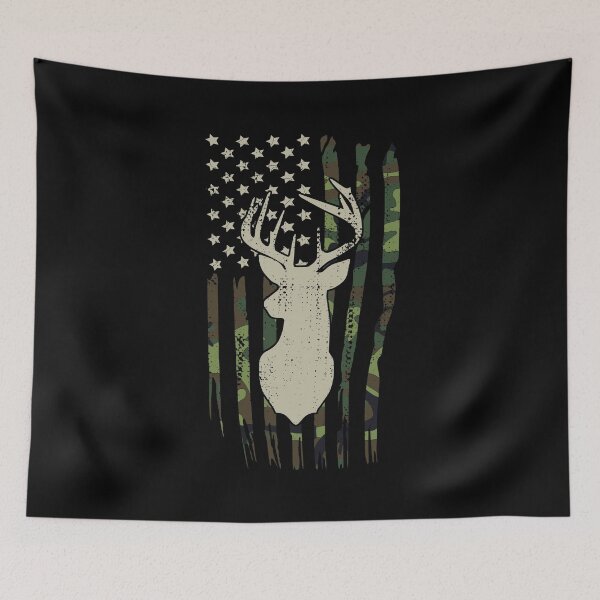 Item preview, Deer Hunting Camouflage American Flag  designed and sold by Vanover Designs.