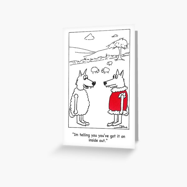 WOLVES. Greeting Card