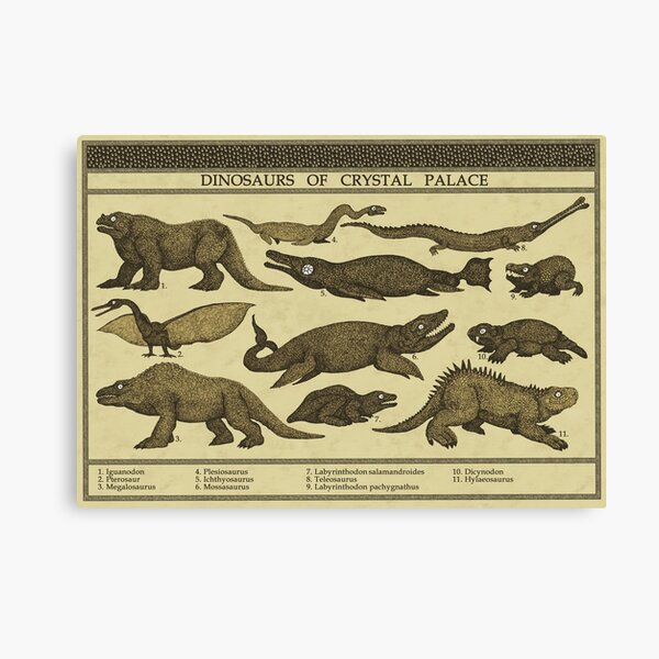 Item preview, Dinosaurs of Crystal Palace designed and sold by djrbennett.