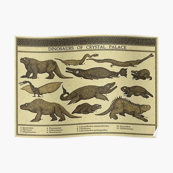 Dinosaurs of Crystal Palace Poster