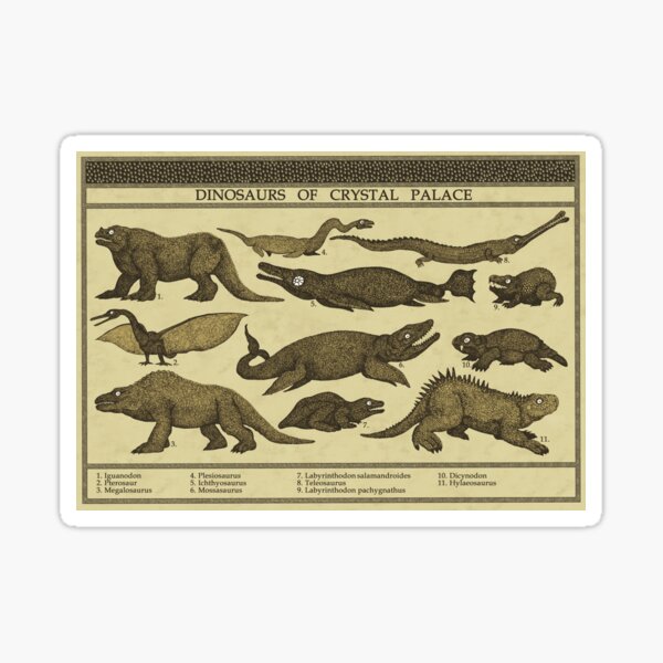 Dinosaurs of Crystal Palace Sticker