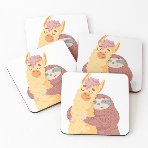 Item preview, Cute & Funny Sloth Riding Llama  designed and sold by zanbo.