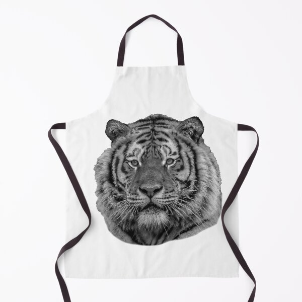 Item preview, Head of a Siberian Tiger in Black and White designed and sold by Dalyndigital Photography.