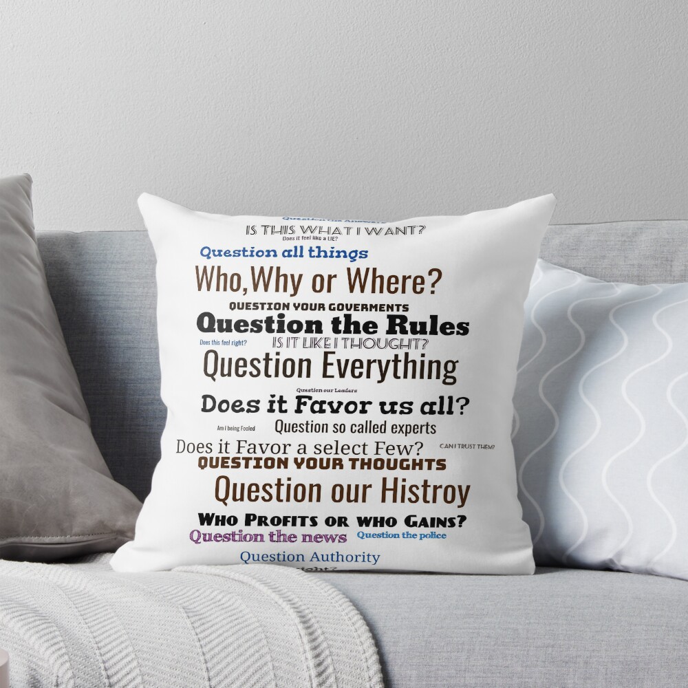 Item preview, Throw Pillow designed and sold by Awake-Aware.