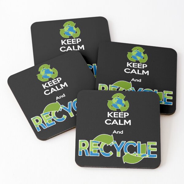 Artikelvorschau, Bleib ruhig und recycle entworfen und verkauft von med-leghdaich.