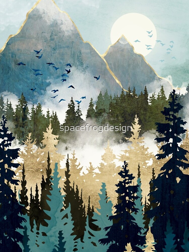 Misty Pines by spacefrogdesign